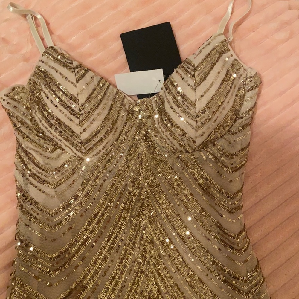 Sequin evening dress